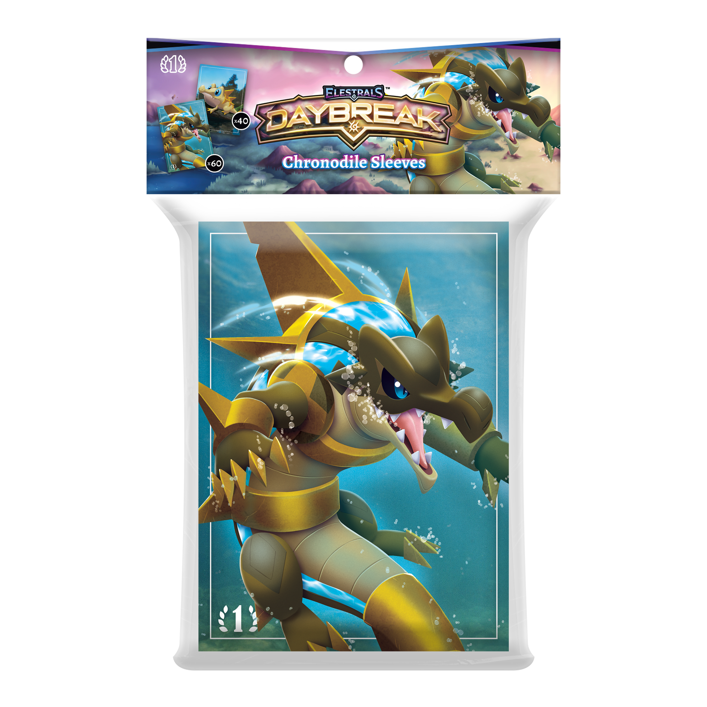 Daybreak Chronodile Card Sleeves