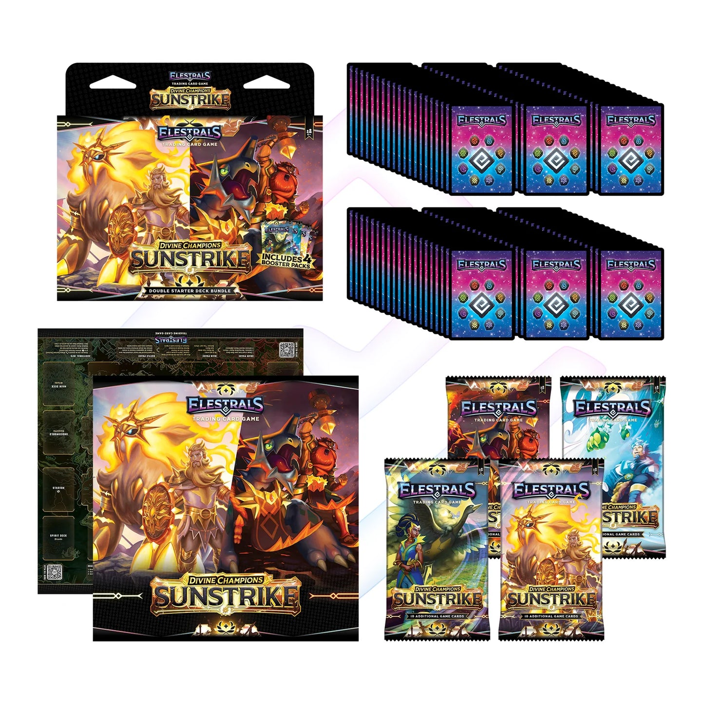 Elestrals TCG: Ares vs. Hephaestus Double Starter Deck - Sunstrike (Divine Champions)