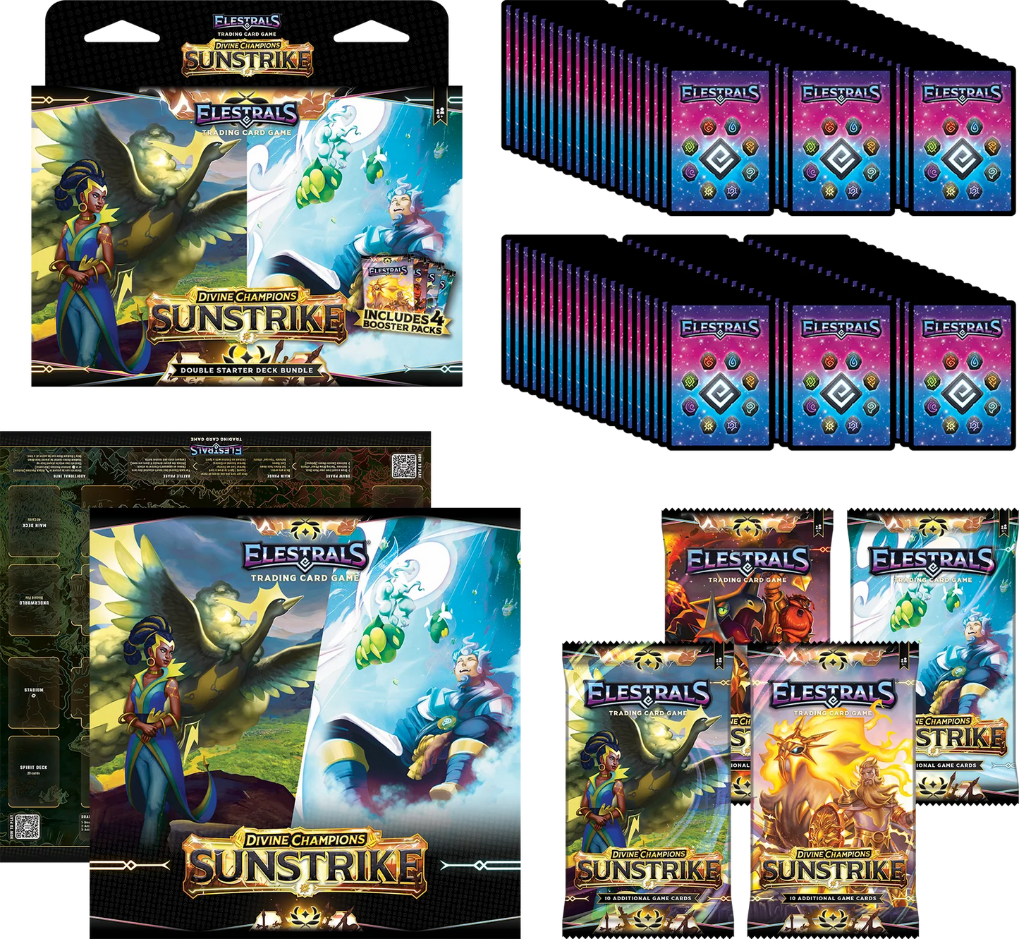 Elestrals TCG: Hera vs. Aeolus Double Starter Deck - Sunstrike (Divine Champions)