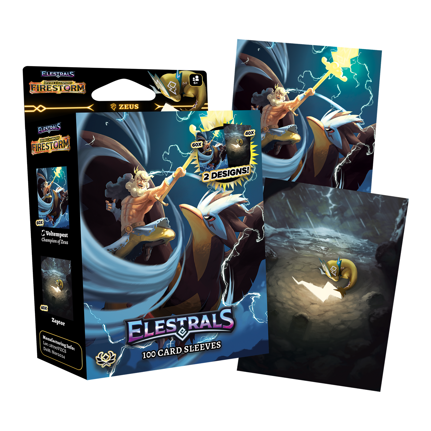 Firestorm Voltempest Champion of Zeus Card Sleeves