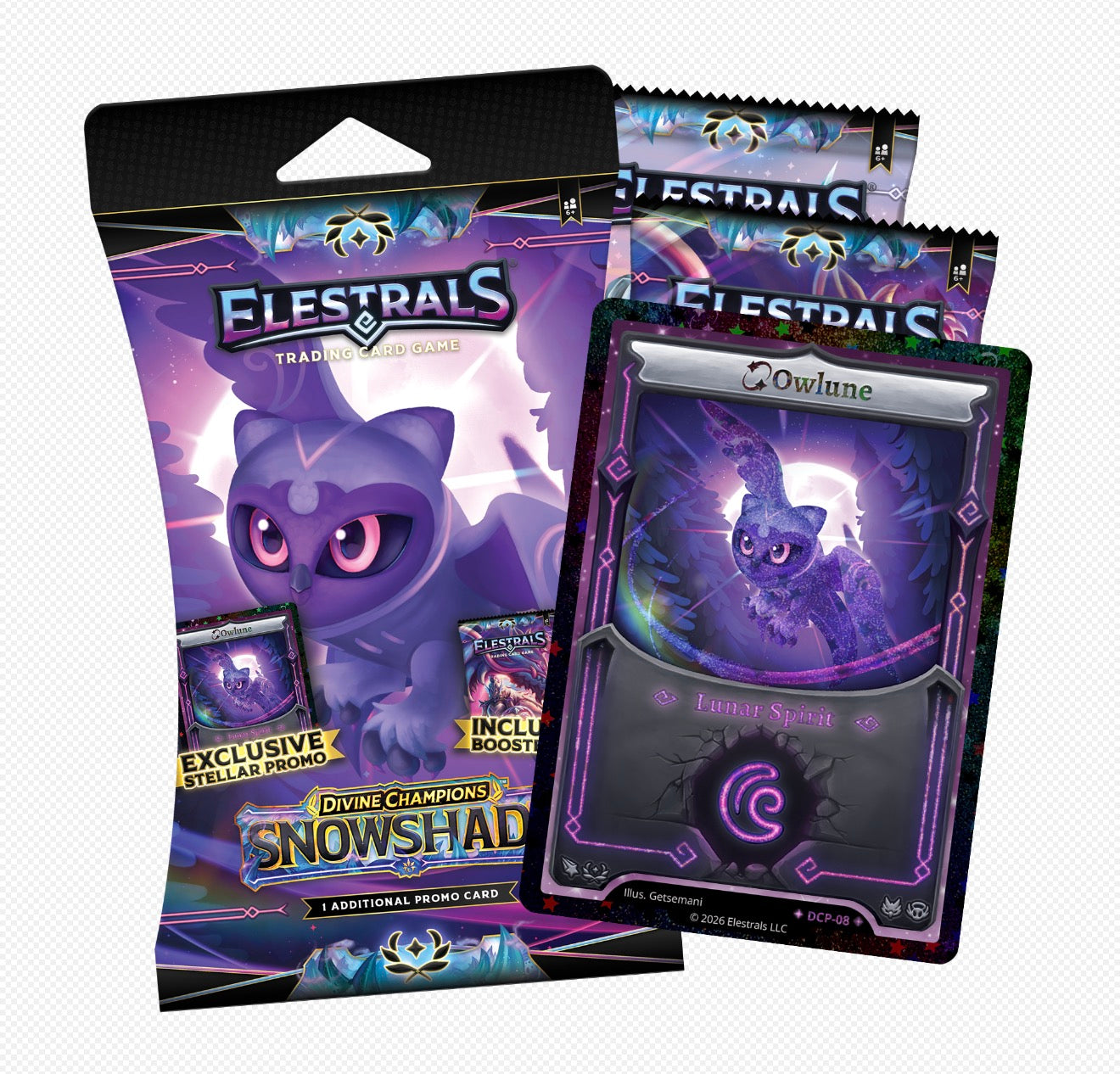Elestrals TCG: Stellar owlune Double Blister Pack - SnowShade (Divine Champions)