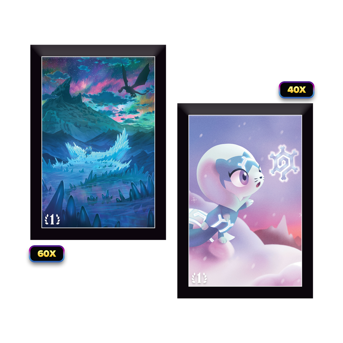 Frostfall Mountains of Boreas Card Sleeves
