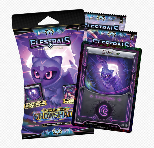 Elestrals TCG: Stellar owlune Double Blister Pack - SnowShade (Divine Champions)