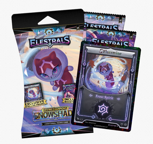 Elestrals TCG: Stellar flurmine Double Blister Pack - SnowShade (Divine Champions)