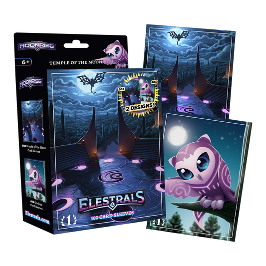 Moonrise Temple of the Moon Card Sleeves